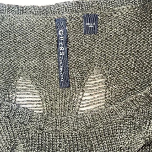 NWT Guess Los Angeles olive green knit sweater. ‘Travertine’ - Picture 5 of 5